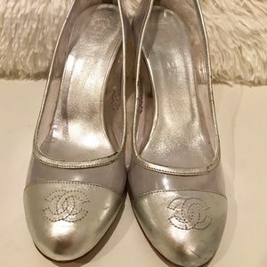 *Authentic* Chanel PVC pumps.